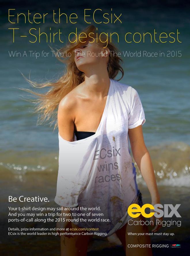 Win a trip for two to a RTW Race stop-over port of your choice by entering the ECsix T-Shirt design Contest © Southern Spars
